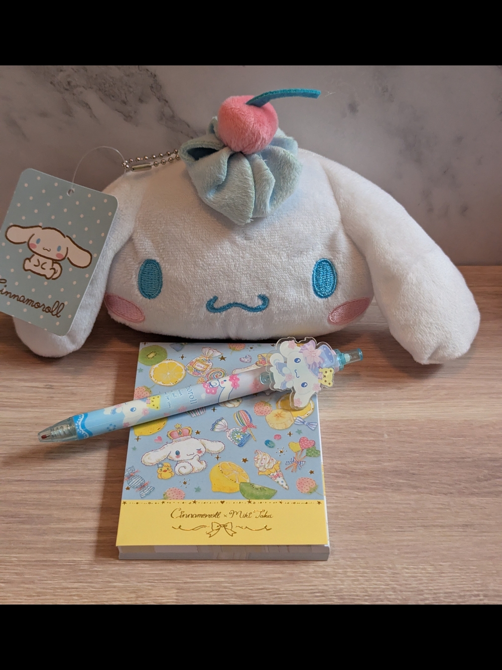 Sanrio Cinnamoroll Plush Pouch with Stationary